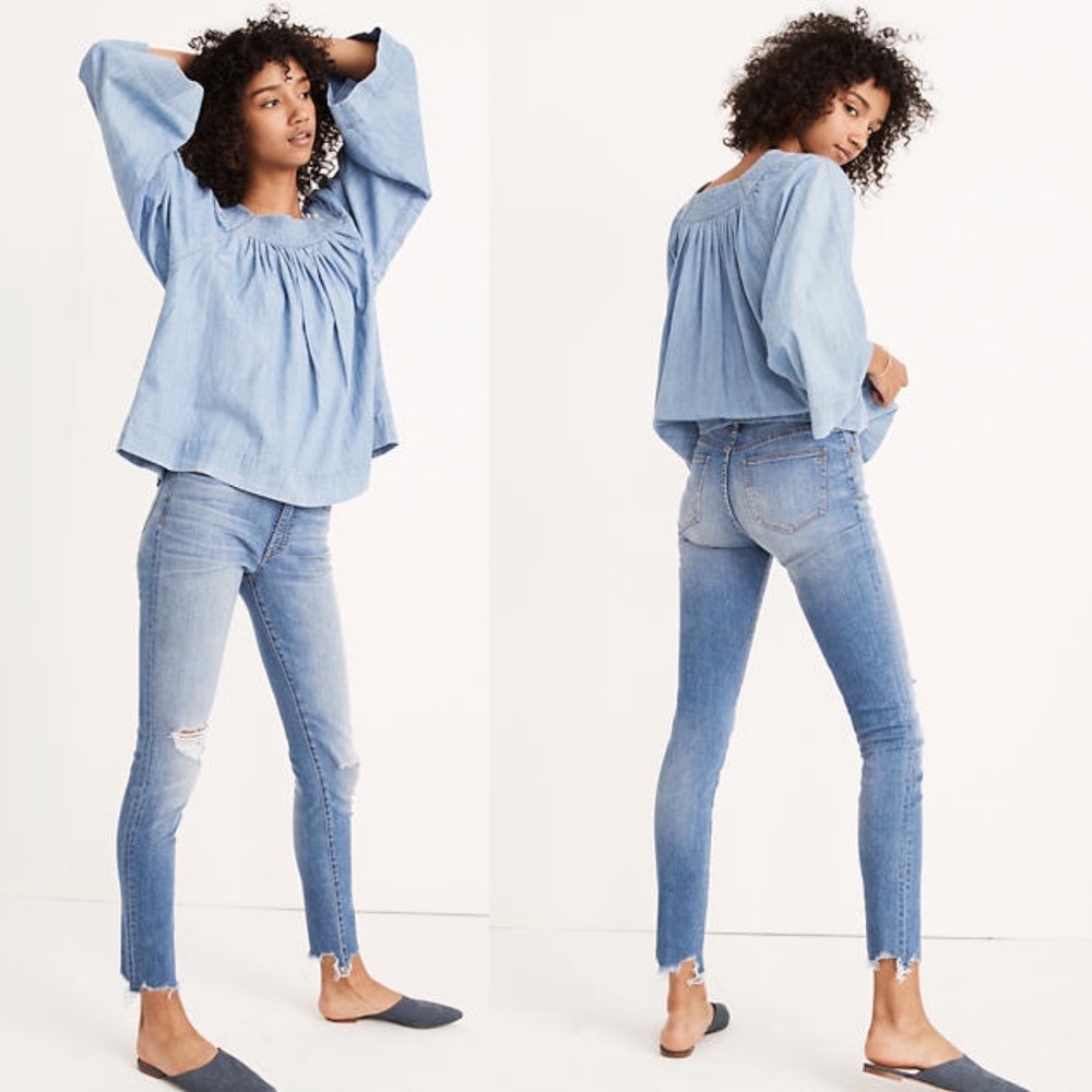 {Madewell} 9” High-Rise Skinny Jeans Frankie Wash